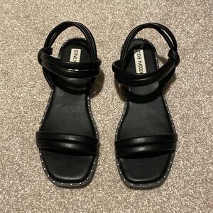 Steve Madden Black Sandal